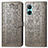 Leather Case Stands Fashionable Pattern Flip Cover Holder S03D for Realme C33