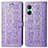 Leather Case Stands Fashionable Pattern Flip Cover Holder S03D for Realme C33 (2023)