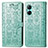 Leather Case Stands Fashionable Pattern Flip Cover Holder S03D for Realme C33 (2023)