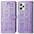 Leather Case Stands Fashionable Pattern Flip Cover Holder S03D for Realme C35