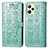 Leather Case Stands Fashionable Pattern Flip Cover Holder S03D for Realme C35