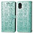 Leather Case Stands Fashionable Pattern Flip Cover Holder S03D for Samsung Galaxy A03 Core