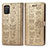 Leather Case Stands Fashionable Pattern Flip Cover Holder S03D for Samsung Galaxy A03s