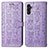 Leather Case Stands Fashionable Pattern Flip Cover Holder S03D for Samsung Galaxy A04s