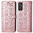 Leather Case Stands Fashionable Pattern Flip Cover Holder S03D for Samsung Galaxy A05s