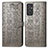 Leather Case Stands Fashionable Pattern Flip Cover Holder S03D for Samsung Galaxy A05s