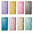 Leather Case Stands Fashionable Pattern Flip Cover Holder S03D for Samsung Galaxy A13 5G