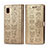 Leather Case Stands Fashionable Pattern Flip Cover Holder S03D for Samsung Galaxy A20 SC-02M SCV46