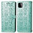 Leather Case Stands Fashionable Pattern Flip Cover Holder S03D for Samsung Galaxy A22 5G