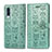 Leather Case Stands Fashionable Pattern Flip Cover Holder S03D for Samsung Galaxy A50S