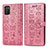 Leather Case Stands Fashionable Pattern Flip Cover Holder S03D for Samsung Galaxy F02S SM-E025F