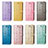 Leather Case Stands Fashionable Pattern Flip Cover Holder S03D for Samsung Galaxy F13 4G