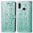 Leather Case Stands Fashionable Pattern Flip Cover Holder S03D for Samsung Galaxy M01s