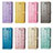 Leather Case Stands Fashionable Pattern Flip Cover Holder S03D for Samsung Galaxy M52 5G