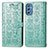 Leather Case Stands Fashionable Pattern Flip Cover Holder S03D for Samsung Galaxy M52 5G