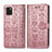 Leather Case Stands Fashionable Pattern Flip Cover Holder S03D for Samsung Galaxy M60s