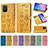Leather Case Stands Fashionable Pattern Flip Cover Holder S03D for Samsung Galaxy M80S