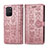 Leather Case Stands Fashionable Pattern Flip Cover Holder S03D for Samsung Galaxy M80S