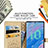 Leather Case Stands Fashionable Pattern Flip Cover Holder S03D for Samsung Galaxy Note 10 5G