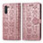 Leather Case Stands Fashionable Pattern Flip Cover Holder S03D for Samsung Galaxy Note 10 5G