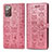 Leather Case Stands Fashionable Pattern Flip Cover Holder S03D for Samsung Galaxy Note 20 5G