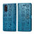 Leather Case Stands Fashionable Pattern Flip Cover Holder S03D for Samsung Galaxy S20 5G