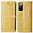 Leather Case Stands Fashionable Pattern Flip Cover Holder S03D for Samsung Galaxy S20 FE (2022) 5G