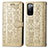 Leather Case Stands Fashionable Pattern Flip Cover Holder S03D for Samsung Galaxy S20 FE (2022) 5G