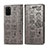 Leather Case Stands Fashionable Pattern Flip Cover Holder S03D for Samsung Galaxy S20 Plus 5G