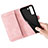 Leather Case Stands Fashionable Pattern Flip Cover Holder S03D for Samsung Galaxy S22 Plus 5G