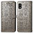 Leather Case Stands Fashionable Pattern Flip Cover Holder S03D for Sharp Aquos wish3