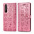 Leather Case Stands Fashionable Pattern Flip Cover Holder S03D for Sony Xperia 1 II