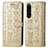 Leather Case Stands Fashionable Pattern Flip Cover Holder S03D for Sony Xperia 1 III