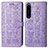 Leather Case Stands Fashionable Pattern Flip Cover Holder S03D for Sony Xperia 1 IV