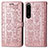 Leather Case Stands Fashionable Pattern Flip Cover Holder S03D for Sony Xperia 1 IV SO-51C