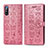 Leather Case Stands Fashionable Pattern Flip Cover Holder S03D for Sony Xperia L4