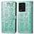 Leather Case Stands Fashionable Pattern Flip Cover Holder S03D for Vivo iQOO 10 5G