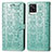 Leather Case Stands Fashionable Pattern Flip Cover Holder S03D for Vivo V20 (2021)