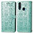 Leather Case Stands Fashionable Pattern Flip Cover Holder S03D for Vivo Y11