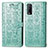 Leather Case Stands Fashionable Pattern Flip Cover Holder S03D for Vivo Y12G