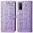 Leather Case Stands Fashionable Pattern Flip Cover Holder S03D for Vivo Y12G