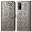 Leather Case Stands Fashionable Pattern Flip Cover Holder S03D for Vivo Y12G