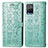 Leather Case Stands Fashionable Pattern Flip Cover Holder S03D for Vivo Y21e