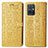 Leather Case Stands Fashionable Pattern Flip Cover Holder S03D for Vivo Y30 5G