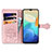Leather Case Stands Fashionable Pattern Flip Cover Holder S03D for Vivo Y55s 5G