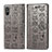 Leather Case Stands Fashionable Pattern Flip Cover Holder S03D for Xiaomi Redmi 9AT