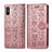 Leather Case Stands Fashionable Pattern Flip Cover Holder S03D for Xiaomi Redmi 9AT