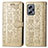 Leather Case Stands Fashionable Pattern Flip Cover Holder S03D for Xiaomi Redmi K50i 5G