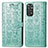 Leather Case Stands Fashionable Pattern Flip Cover Holder S03D for Xiaomi Redmi Note 11 4G (2022)