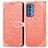 Leather Case Stands Fashionable Pattern Flip Cover Holder S04D for Motorola Moto Edge 20 Pro 5G